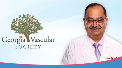 Dr. Arun Chervu of Vascular Surgical Associates Georgia Vascular Society logo